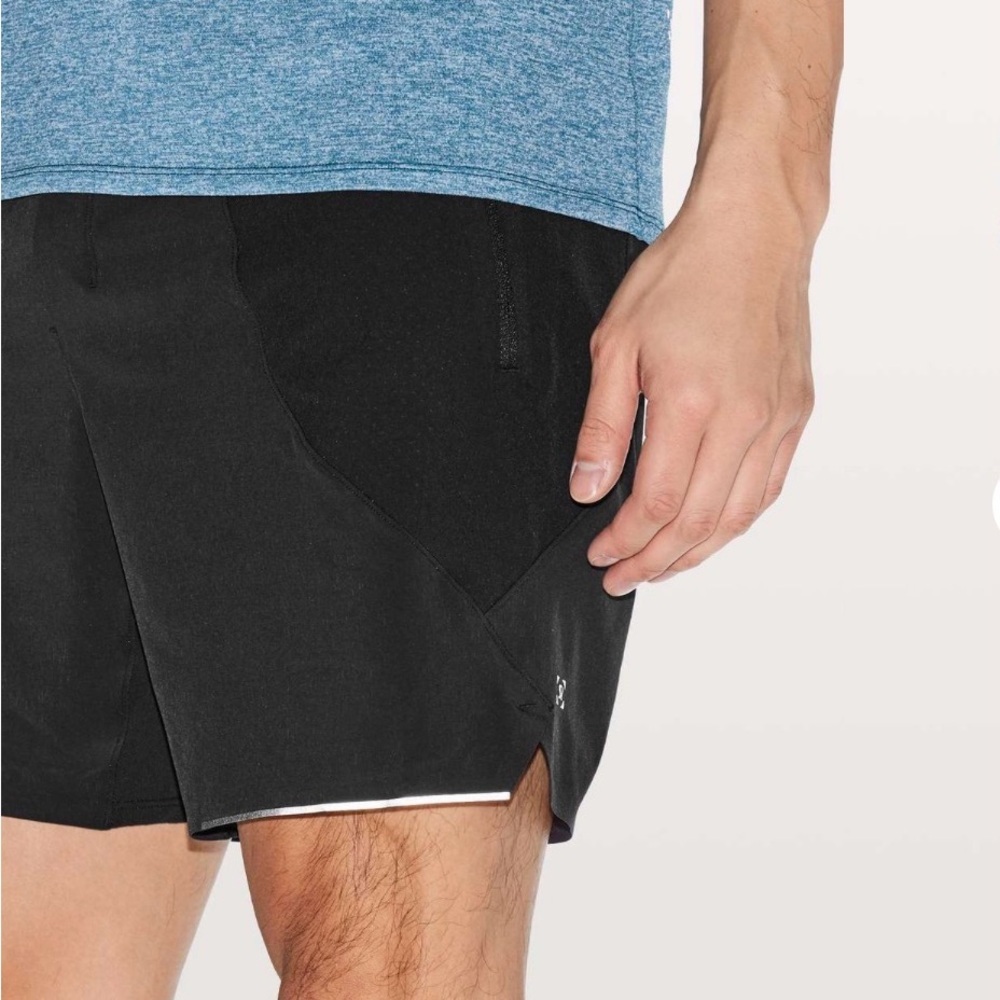 Lululemon Switch Up Short 6” Black Medium - Picture 2 of 8